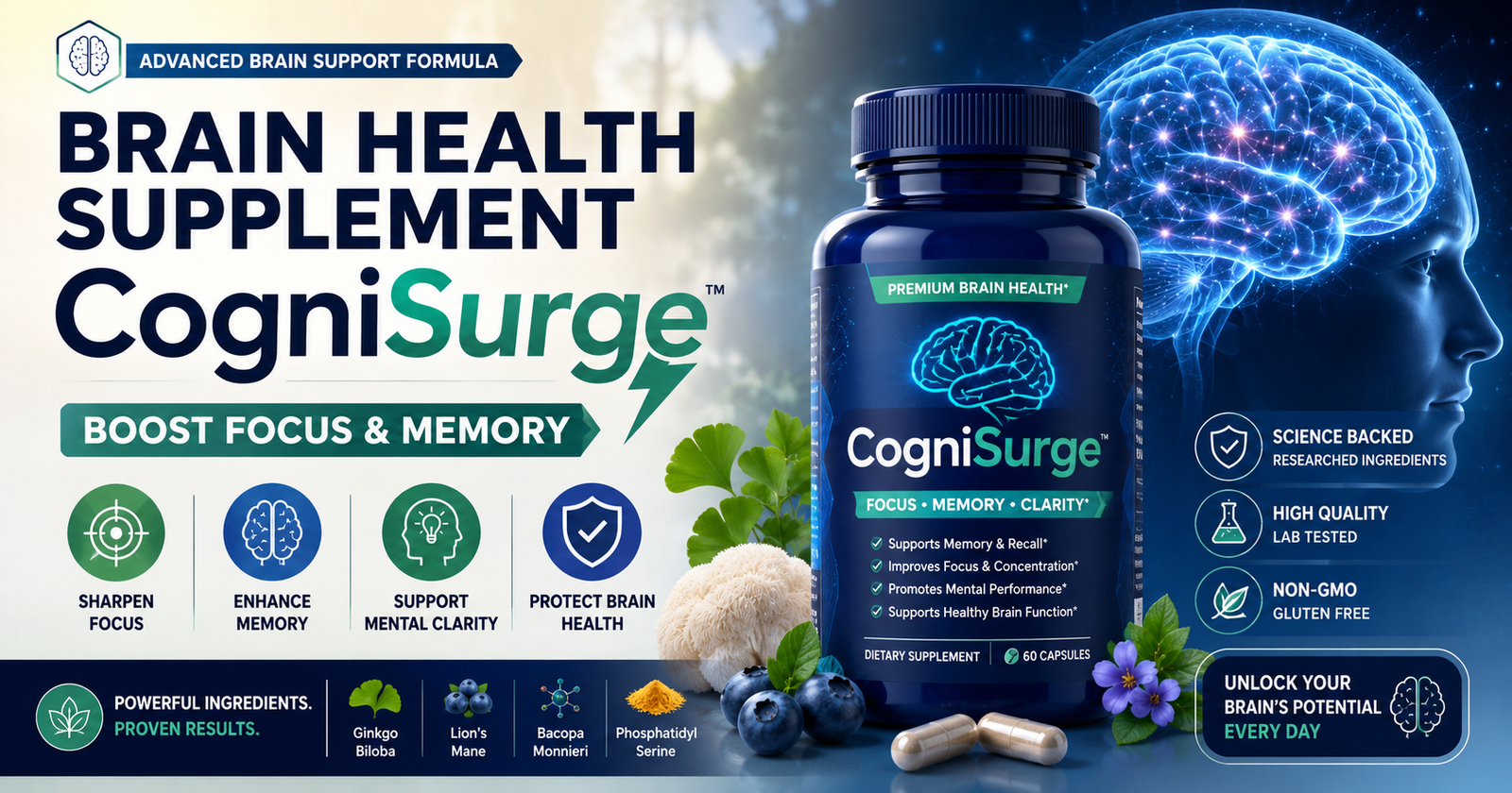 brain health supplement CogniSurge
