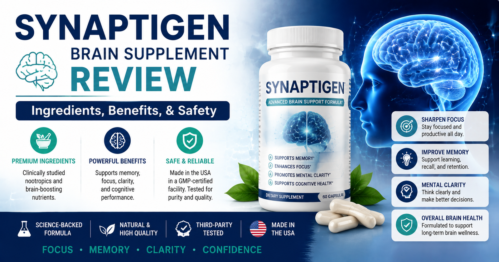 Synaptigen Brain Supplement Review